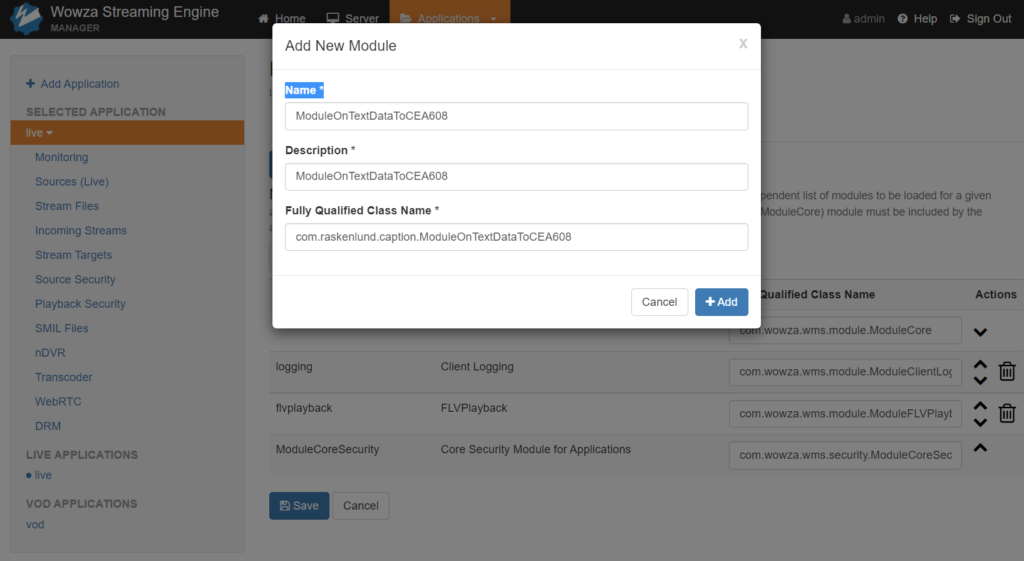 wowza streaming engine license key